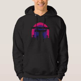 Bisexual Bi Pride Flag Rainbow Can't Even Think St Hoodie