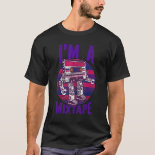 Bisexual Bi Pride Flag Tape Cassette I'm A Mixtape T-Shirt