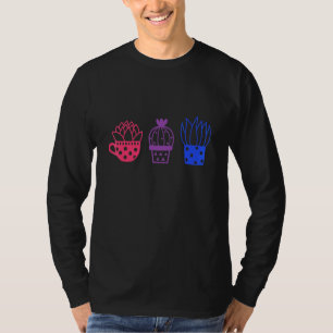 Bisexual Bi Pride Plant For Plant Mum T-Shirt