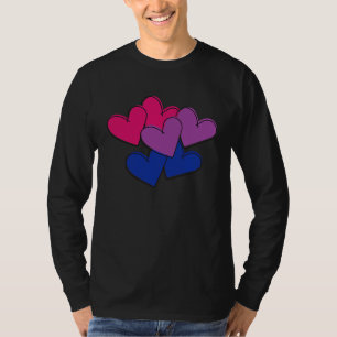 Bisexual Bi Pride Valentine's Day LGBTQ LGBT Subtl T-Shirt