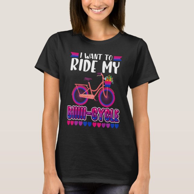 Bisexual Bi Puns Lgbt Pride T-Shirt (Front)