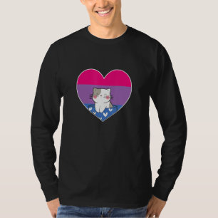 Bisexual Cat Gay Pride LGBTQ T-Shirt