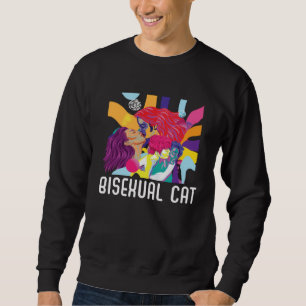 Bisexual Cat Owner Rainbow Pride Bisexuality LGBTQ Sweatshirt