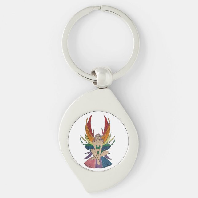 Bisexual Faerie Key Ring (Front)