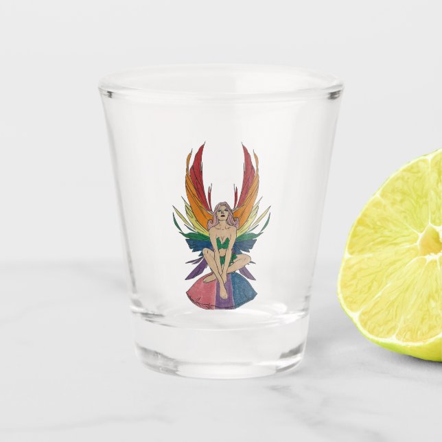 Bisexual Faerie Shot Glass (Front)