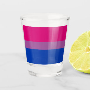 Bisexual Flag & Pride community /gender flag Shot Glass