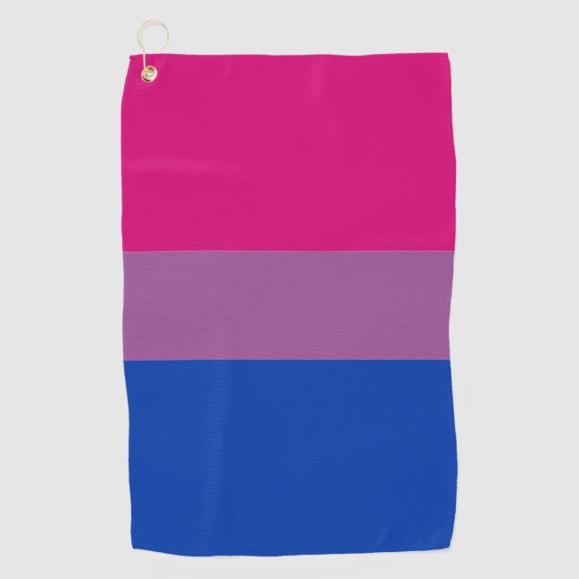 Bisexual Flag & Pride Love golf community / LGBT  Towel (Front)