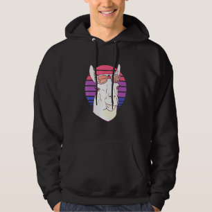 Bisexual Gay Pride Llama Lgbt Sunglasses Hoodie
