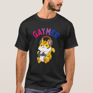 Bisexual Gaymer Geek Pride Lgbt Video Game Lovers T-Shirt