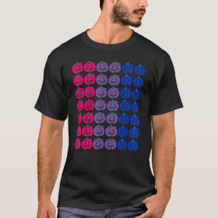 Bisexual Halloween Pumpkin  Lgbtq For Gay Bi Hallo T-Shirt