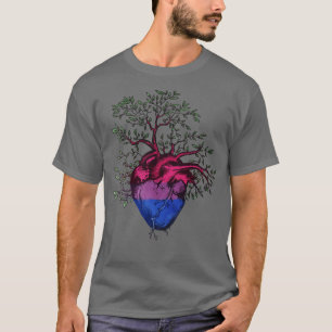 Bisexual Heart Tree of Life 1 T-Shirt