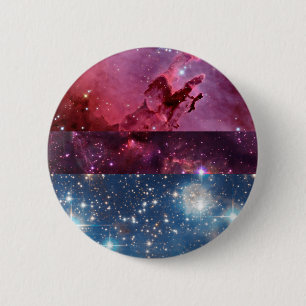 Bisexual nebula flag pin