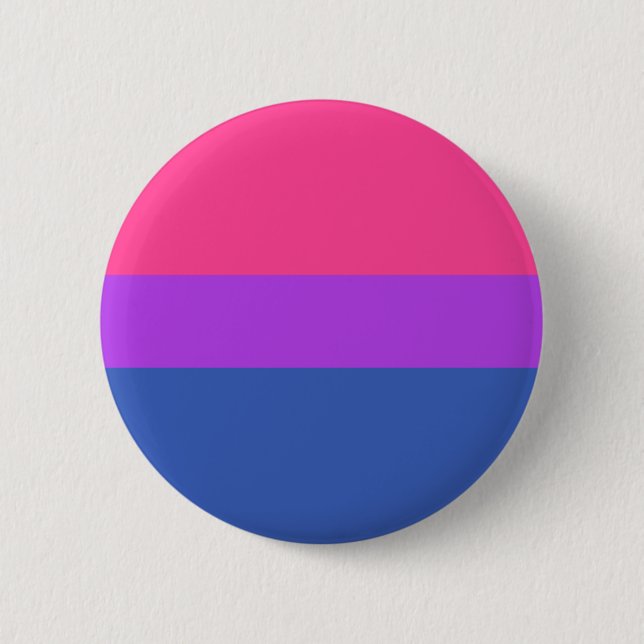Bisexual Pride 6 Cm Round Badge (Front)