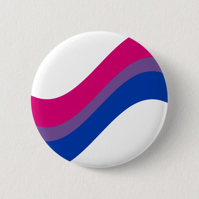 Bisexual Pride 6 Cm Round Badge (Front)