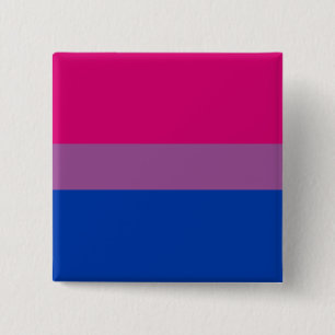 Bisexual Pride (Bi Flag) 15 Cm Square Badge
