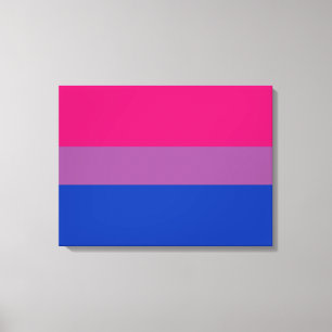 Bisexual Pride (Bi Flag) Canvas Print