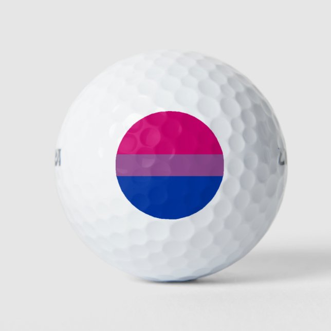 Bisexual Pride (Bi Flag) Golf Balls (Front)