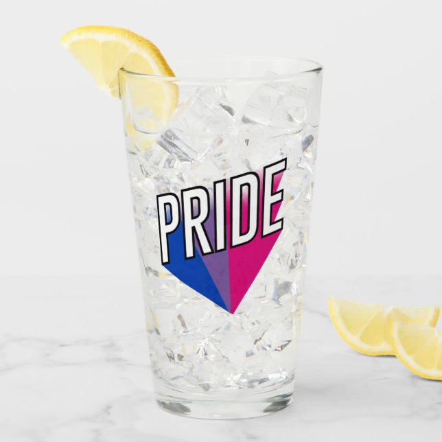 Bisexual Pride Burst Glass (Front Ice)