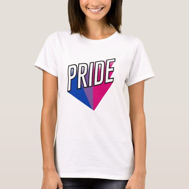 Bisexual Pride Burst T-Shirt (Front)