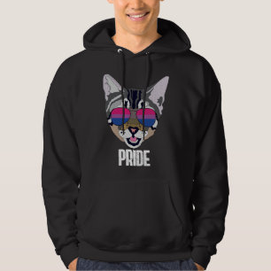 Bisexual Pride Cat Bi Pride Hoodie