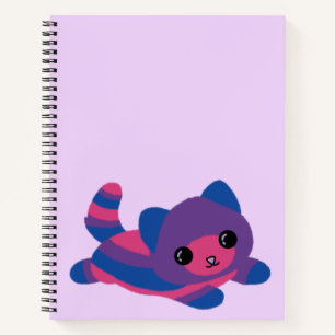 Bisexual Pride Cat Notebook
