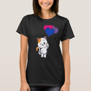 Bisexual Pride Cats Cat Pet Owner Graphic T-Shirt