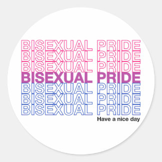 Bisexual Pride Classic Round Sticker