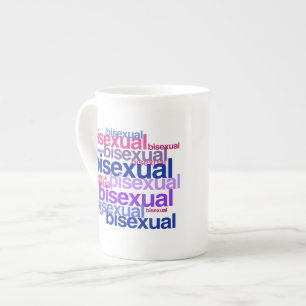 BISEXUAL PRIDE CLUSTER BONE CHINA MUG