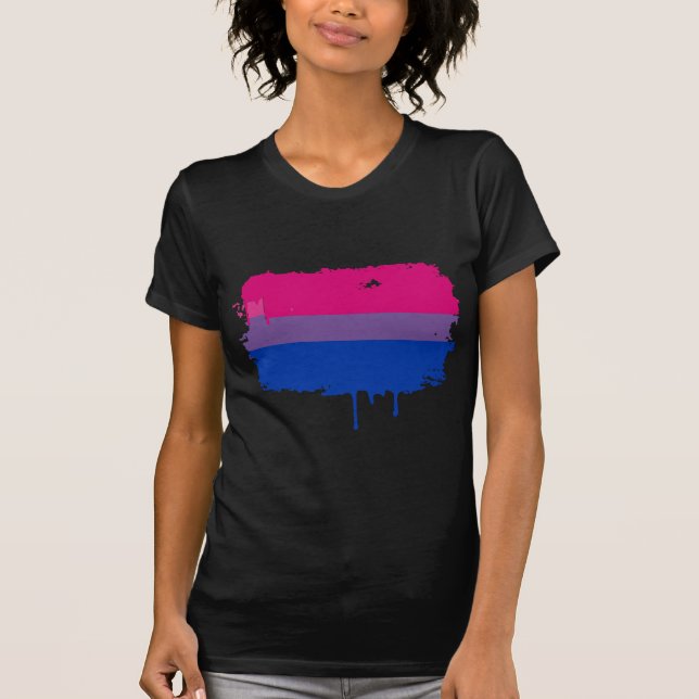Bisexual Pride Colours T-Shirt (Front)