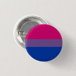 Bisexual Pride Flag 3 Cm Round Badge