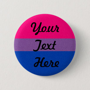 Bisexual Pride Flag 6 Cm Round Badge