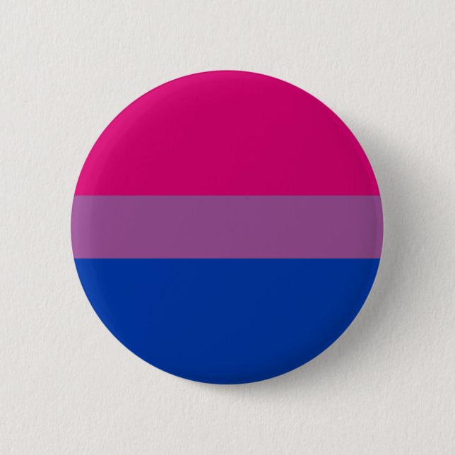 Bisexual Pride Flag 6 Cm Round Badge (Front)
