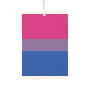 Bisexual Pride Flag Car Air Freshener