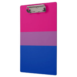 Bisexual Pride Flag Clipboard