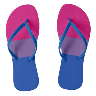Bisexual Pride Flag Colours LGBT Jandals