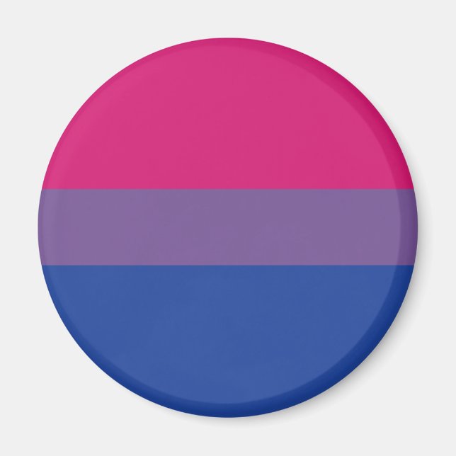 Bisexual | Pride Flag Design | Stripes | Magnet (Front)