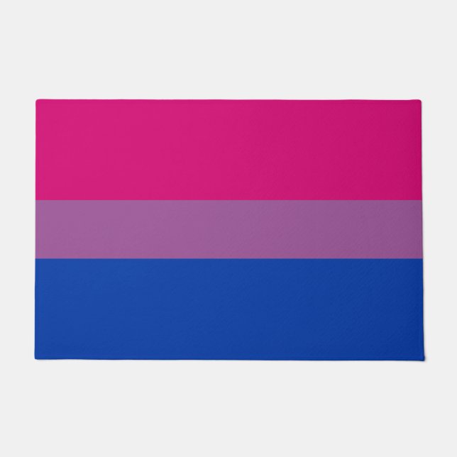 Bisexual Pride Flag Doormat (Front)