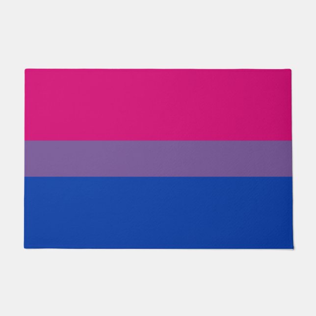 Bisexual Pride Flag Doormat (Front)