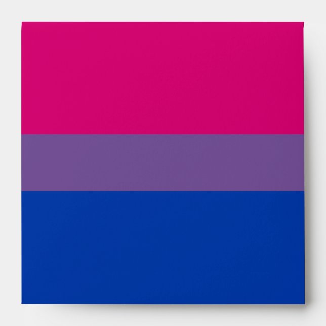 Bisexual Pride Flag Envelope (Front)