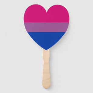 Bisexual Pride Flag Hand Fan