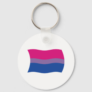 Bisexual Pride Flag Keychain