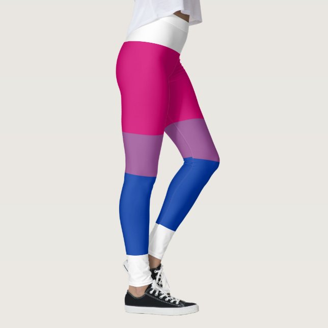 Bisexual Pride Flag Leggings (Right)