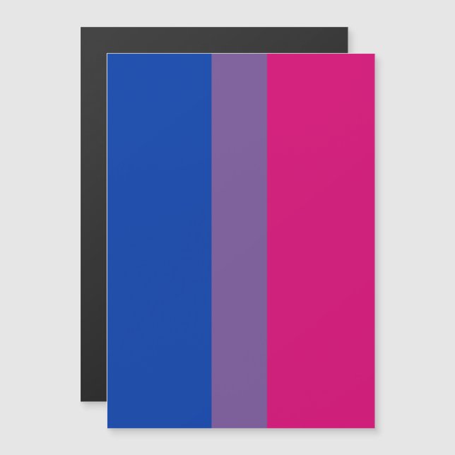 Bisexual Pride Flag Magnetic Invitation (Front/Back)