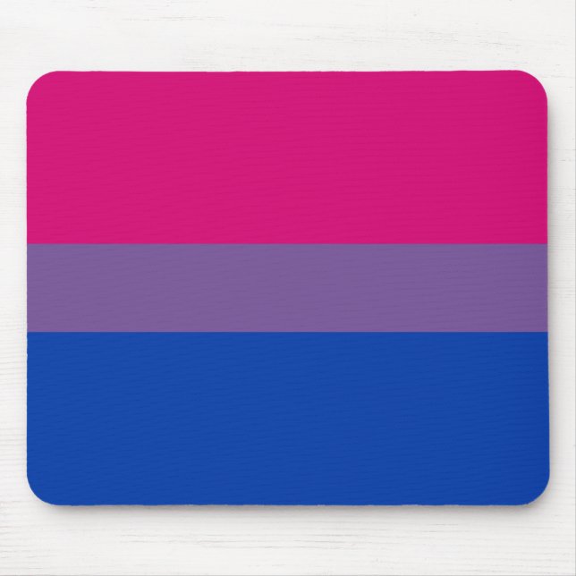 Bisexual Pride Flag Mouse Pad (Front)
