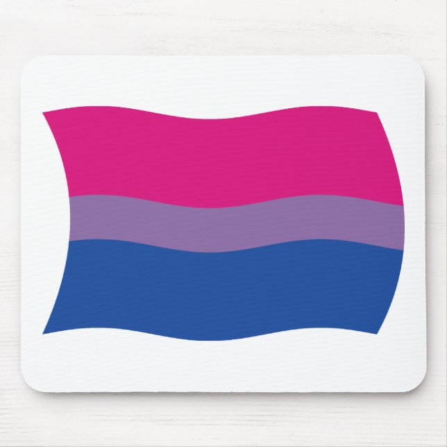 Bisexual Pride Flag Mousepad (Front)