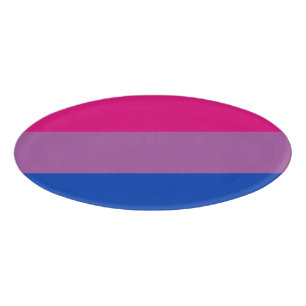 Bisexual Pride Flag Name Tag