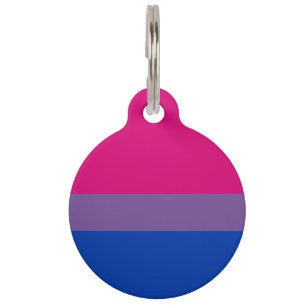 Bisexual Pride Flag Pet Tag