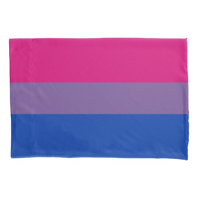 Bisexual Pride Flag Pillowcase (Front)