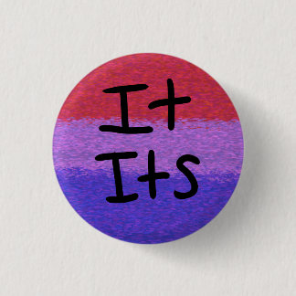 Bisexual pride flag pronouns pin it/its