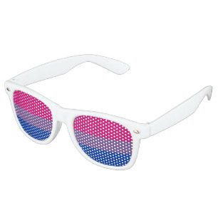 Bisexual Pride Flag Retro Sunglasses